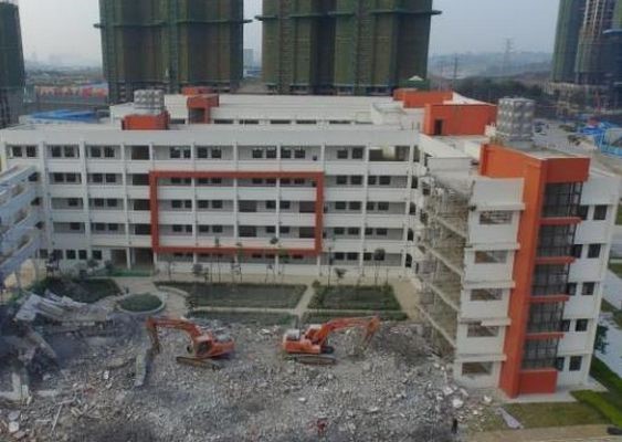 上海学校教室拆除